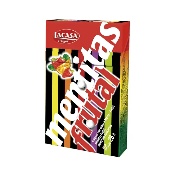 Mentitas Pastilla Frutal x28g (12x12)