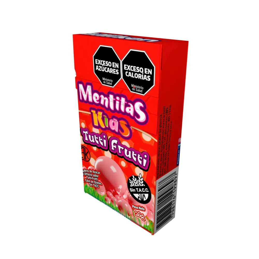 Mentitas Pastilla KIDS x26g (12x12)