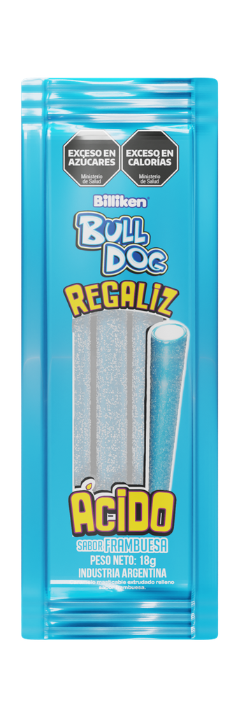 Tubito Bulldog Frambuesa x18g (12x12)