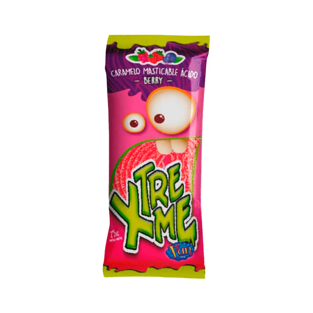 Caramelo Xtreme Berry x25g (12x12)