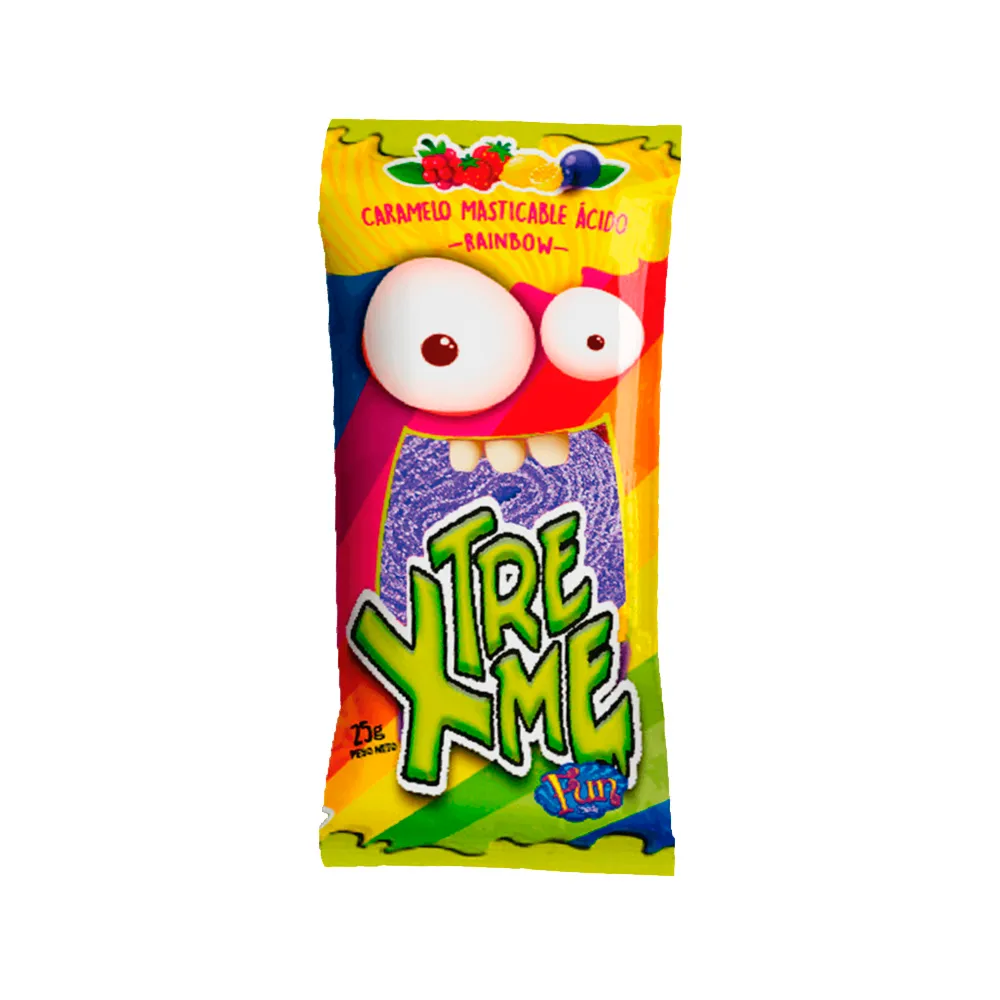 Caramelo Xtreme Rainbow x25g (12x12)