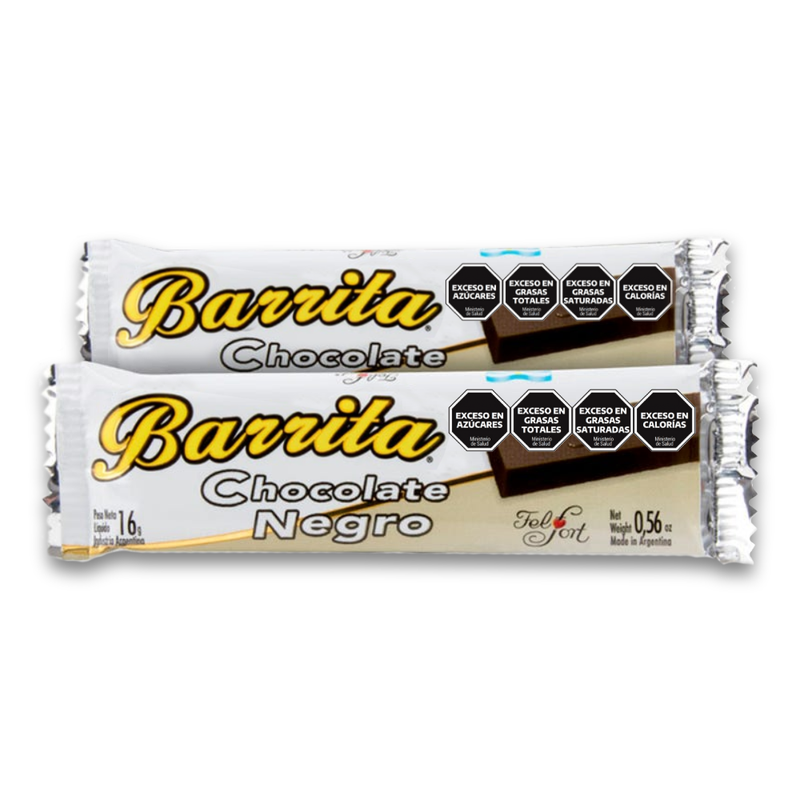 Barrita de Chocolate Negro x16g (12x30)