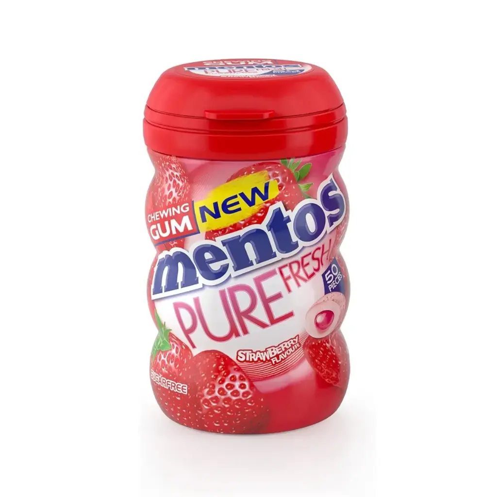 Mentos Gums Frutilla x1u (6x6)
