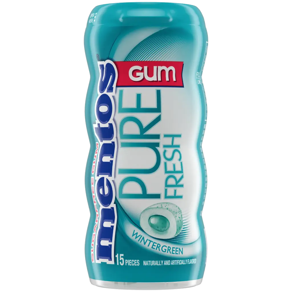 Mentos Gums Wintergreen x1u (6x6)