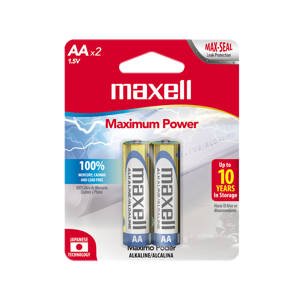 Pilas Maxell AA x2 (24x2)