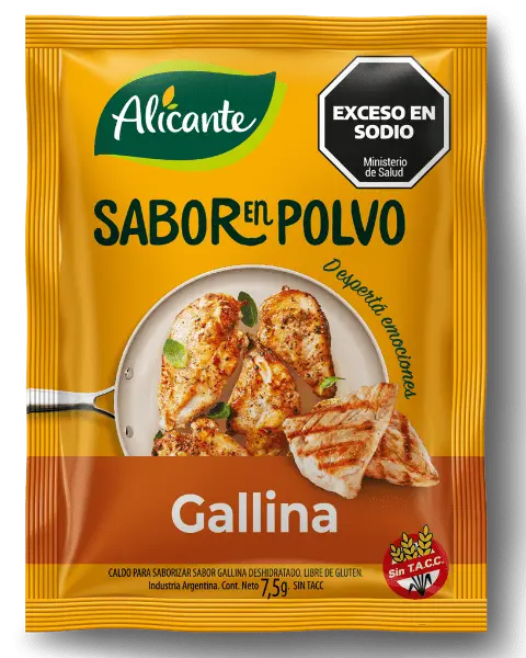Sabor en Polvo Alicante Gallina sin Tacc x7,5g (10x12)