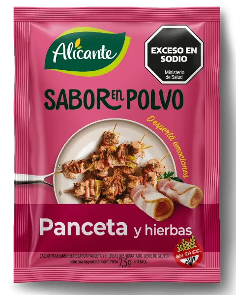Sabor en Polvo Alicante Panceta sin Tacc x7,5g (10x12)