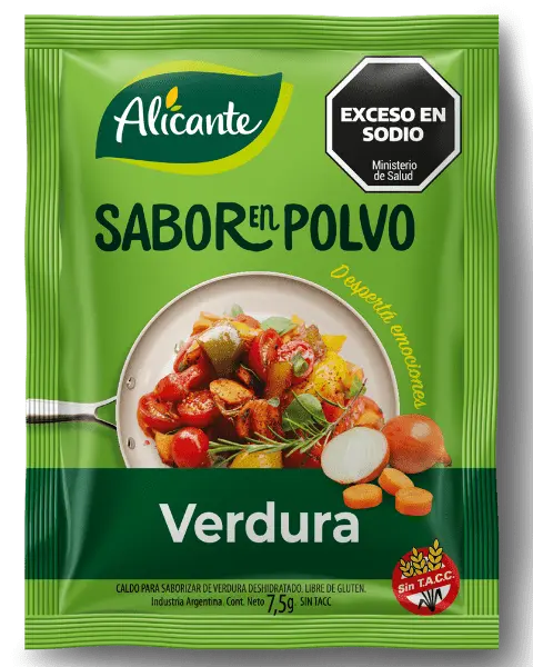 Sabor en Polvo Alicante Verdura sin Tacc x7,5g (10x12)