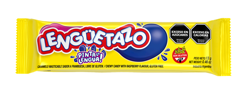 Lengüetazo Frambuesa Pinta Lengua x13g (18x32)