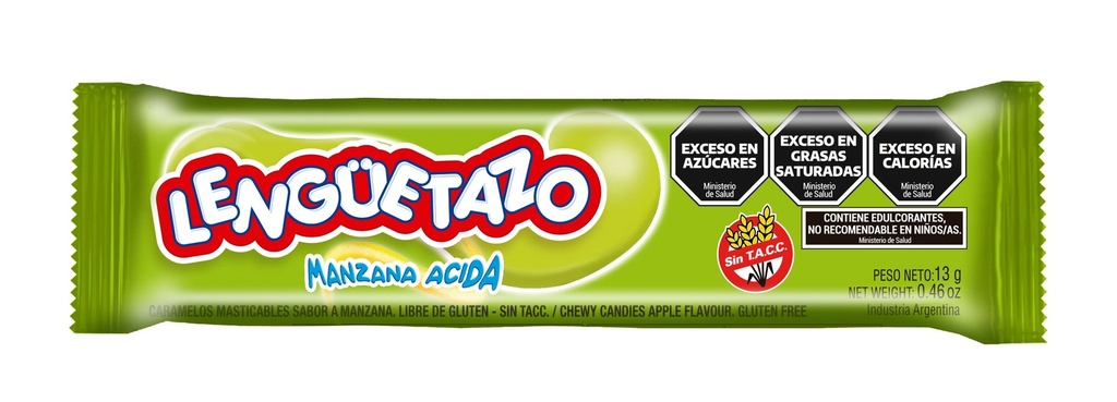 Lengüetazo Manzana Ácida x13g (18x32)