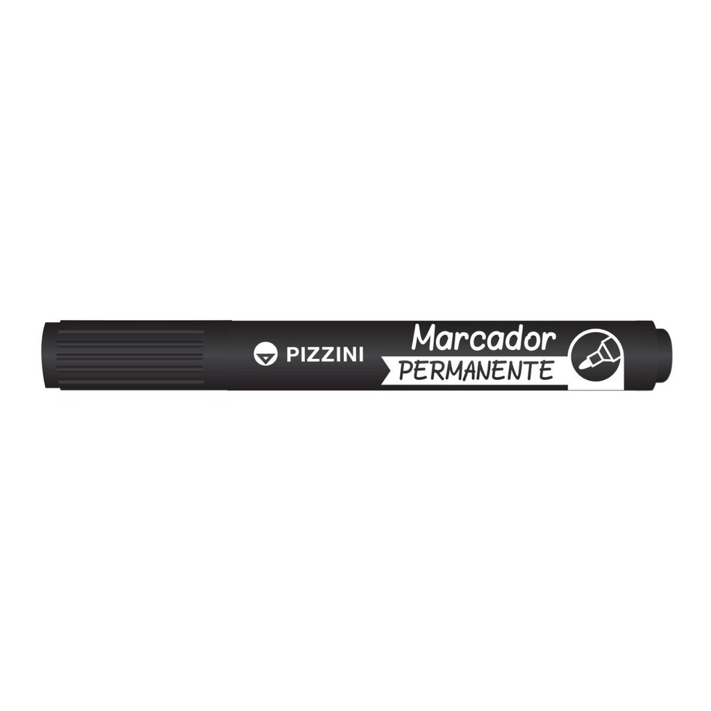 Marcador Permanente Pizzini Punta Redonda (x10)