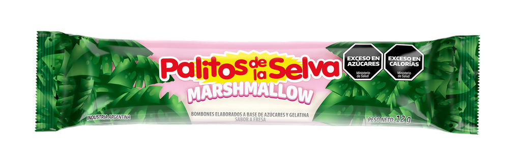 Palitos de la Selva Marshmallow x12g (12x24)