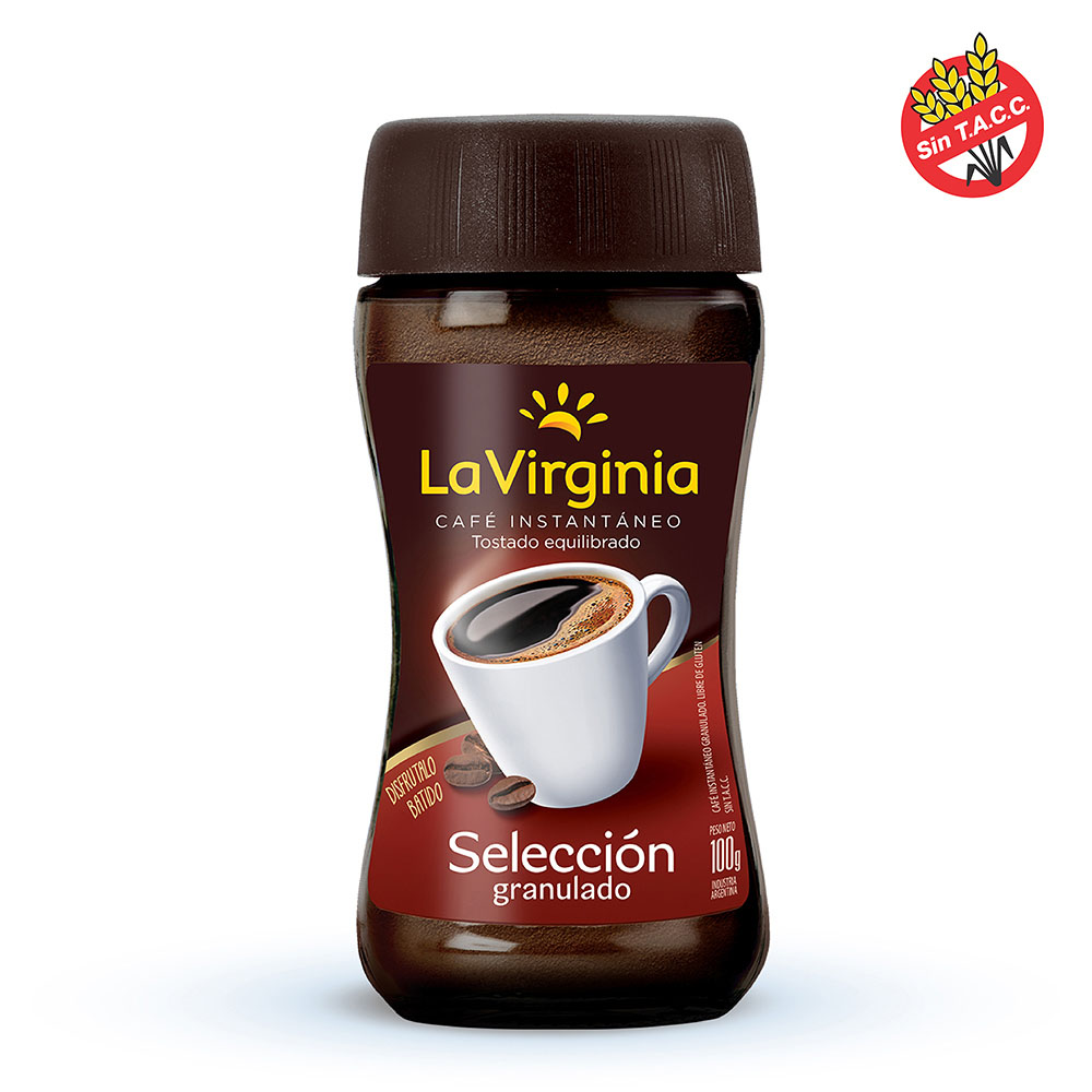 Café Instantáneo Selección Tostado La Virginia x100g (x6)