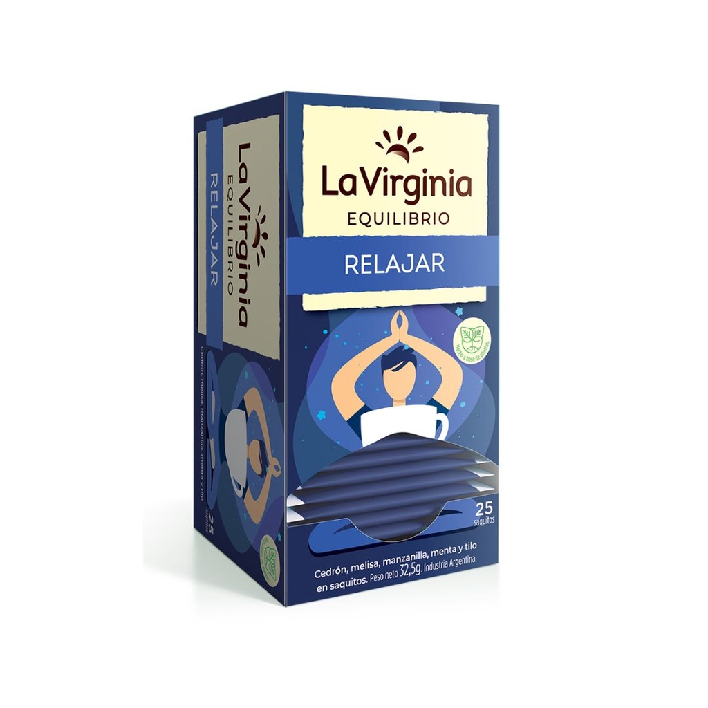 Té Equilibrio Relajar La Virginia x25u (x6)
