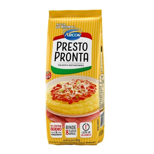 Polenta Instantánea Presto Pronta x490g (x30)