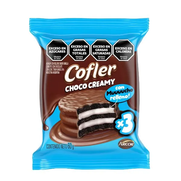Alfajor Cofler Choco Creamy x60g (x21)