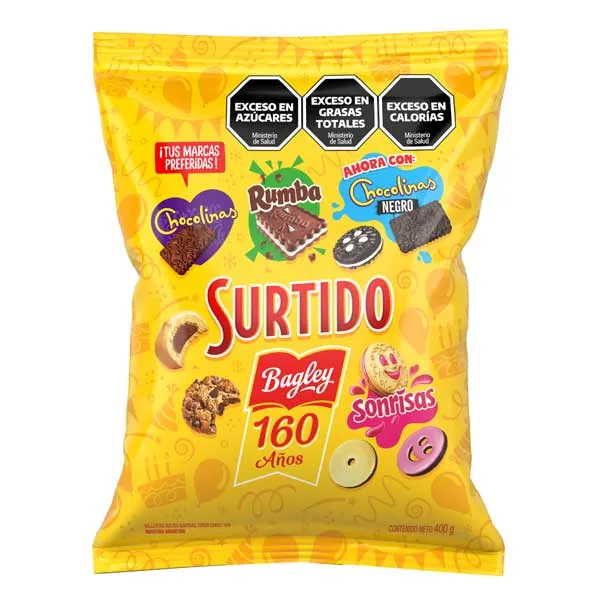 Galletitas Surtido Bagley x400g (x21)