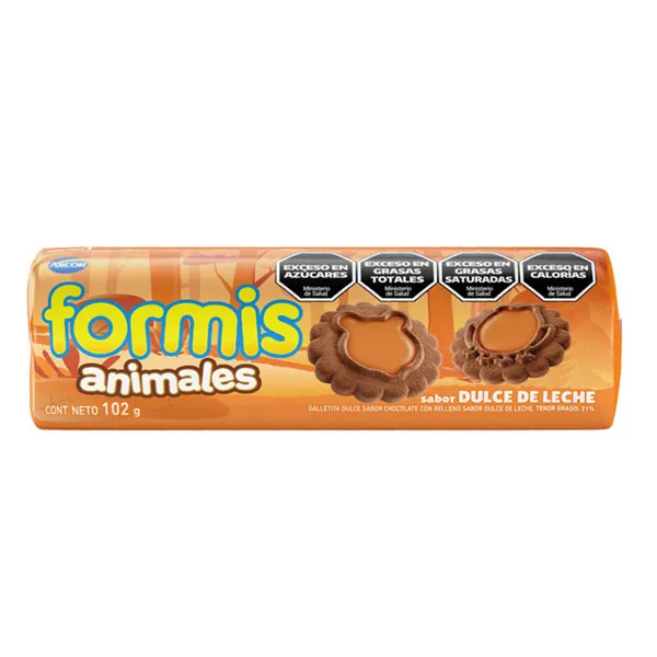 Formis Sabor Chocolate Rellena de Dulce de Leche x102g (x36)