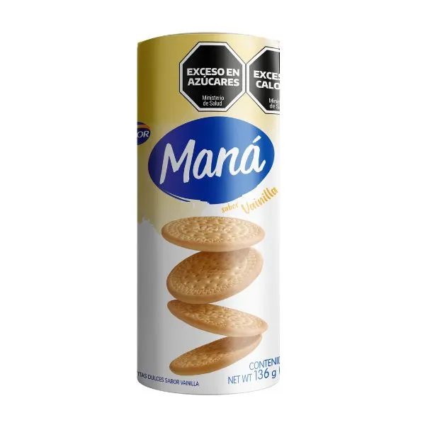 Maná Sabor Vainilla x136g (x36)
