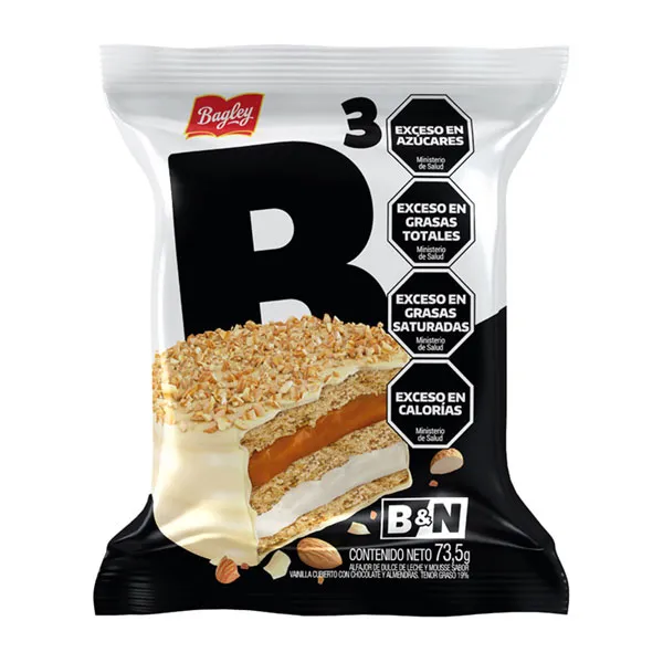 Alfajor Byn 3.0 Blanco x73,5g (x21)
