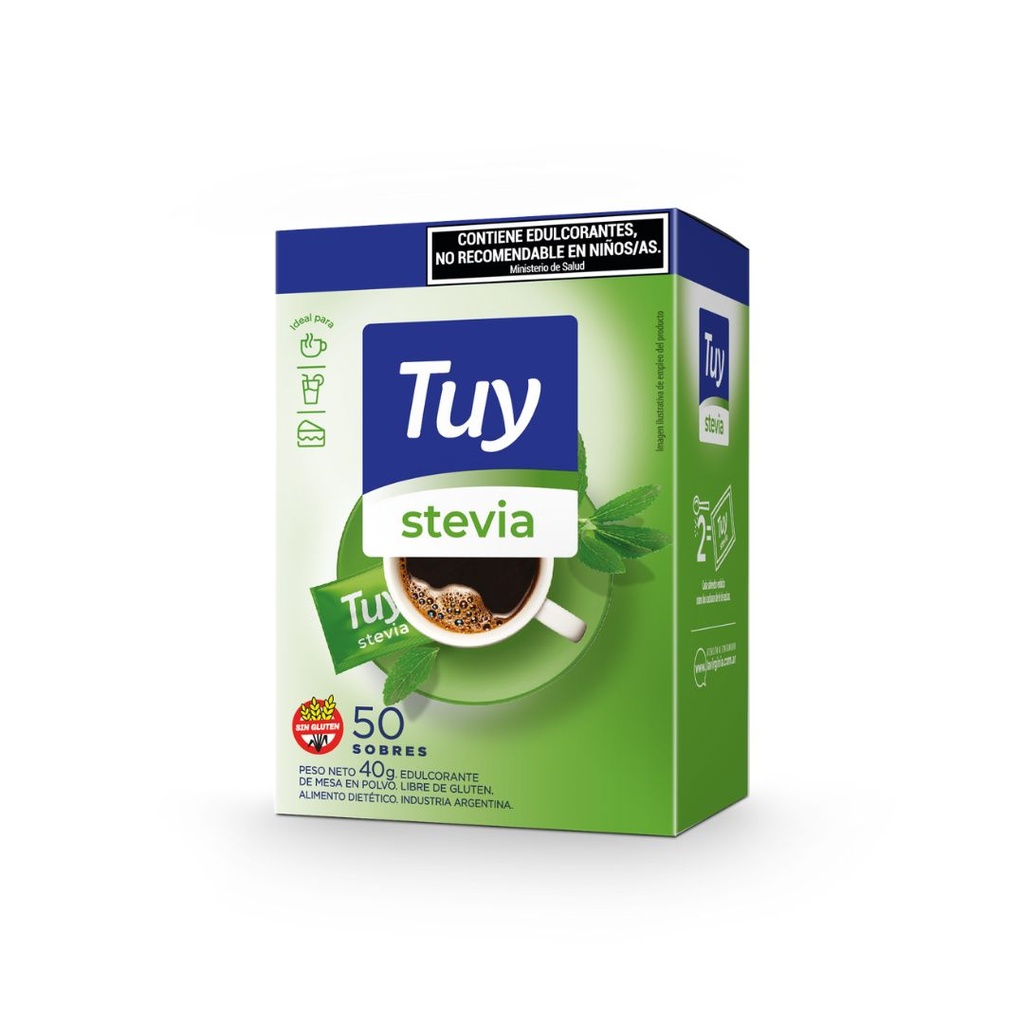 Edulcorante Tuy Stevia x50u (x10)
