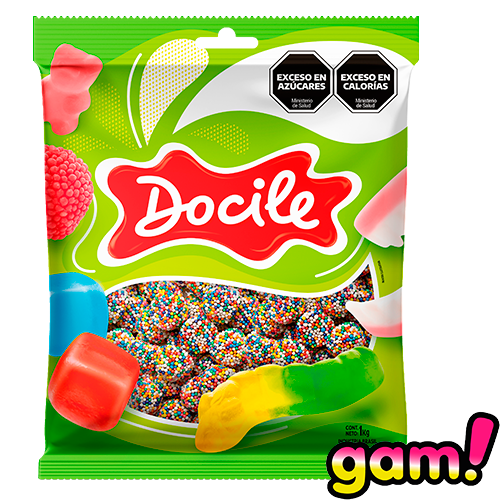Goma Docile Gelatines Fiesta x1kg (x12)