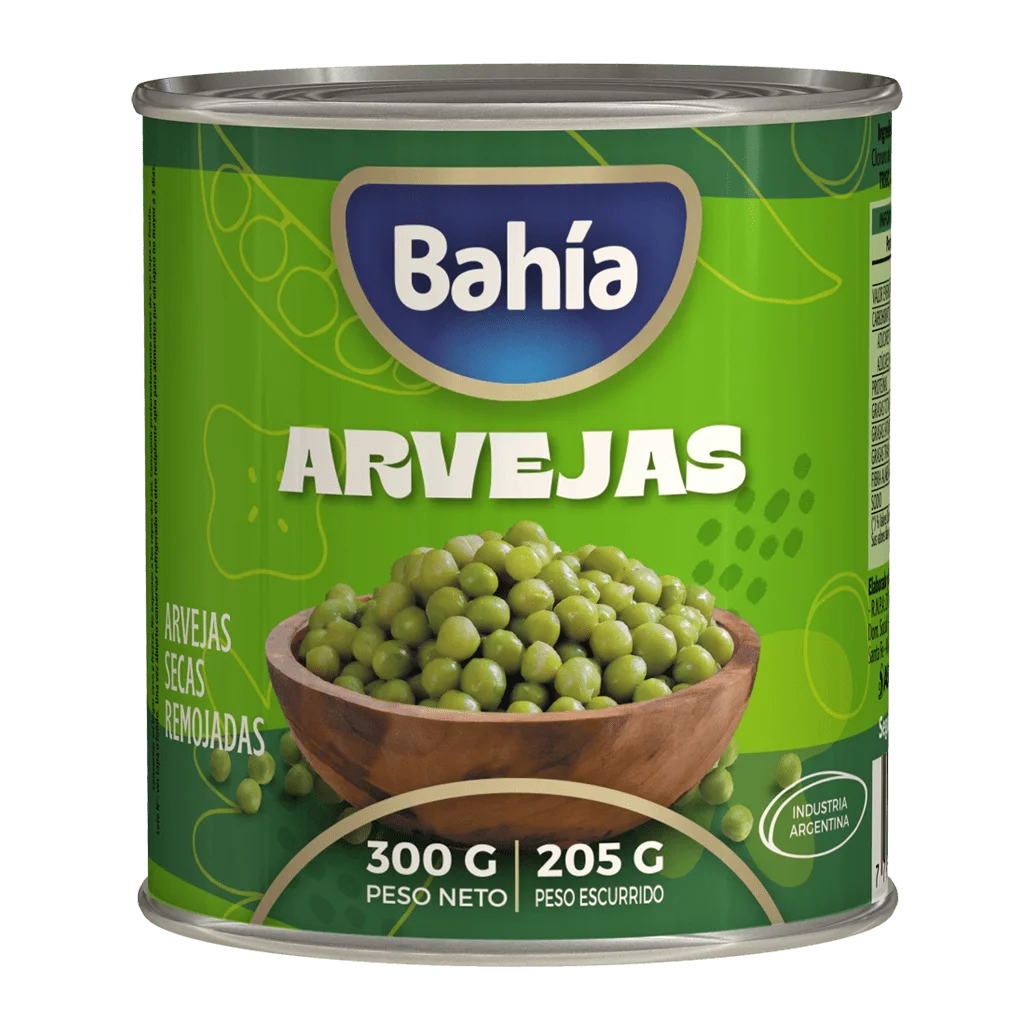 Arvejas Secas Remojadas Bahía x300g (x24)