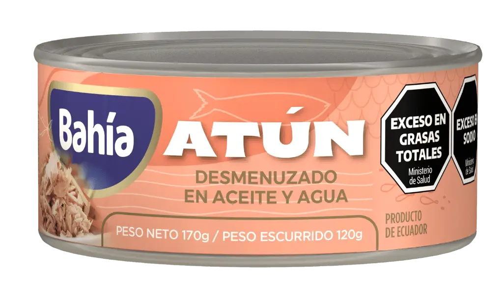 Atún Desmenuzado en Aceite y Agua Bahía x170g (x48)