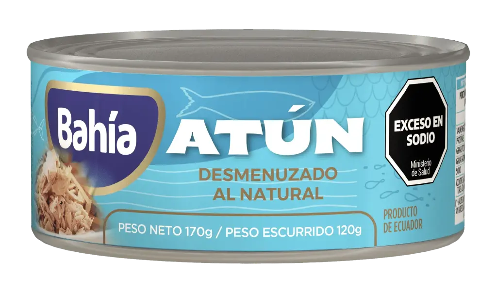 Atún Desmenuzado al Natural Bahía x170g (x48)