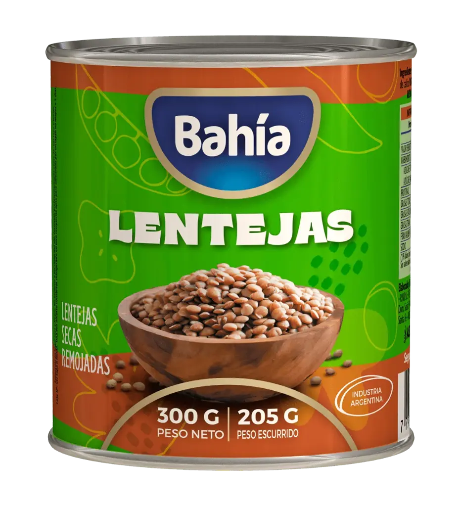 Lentejas Secas Remojadas Bahía x300g (x24)