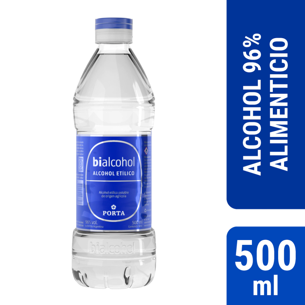 Bialcohol Alimenticio 96° x500ml (x12)
