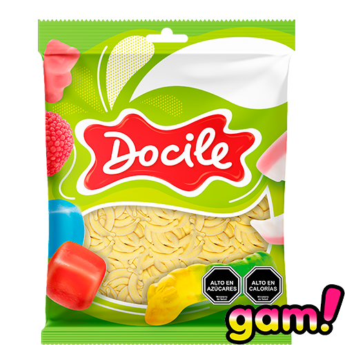Goma Docile Banana x1kg (x12)