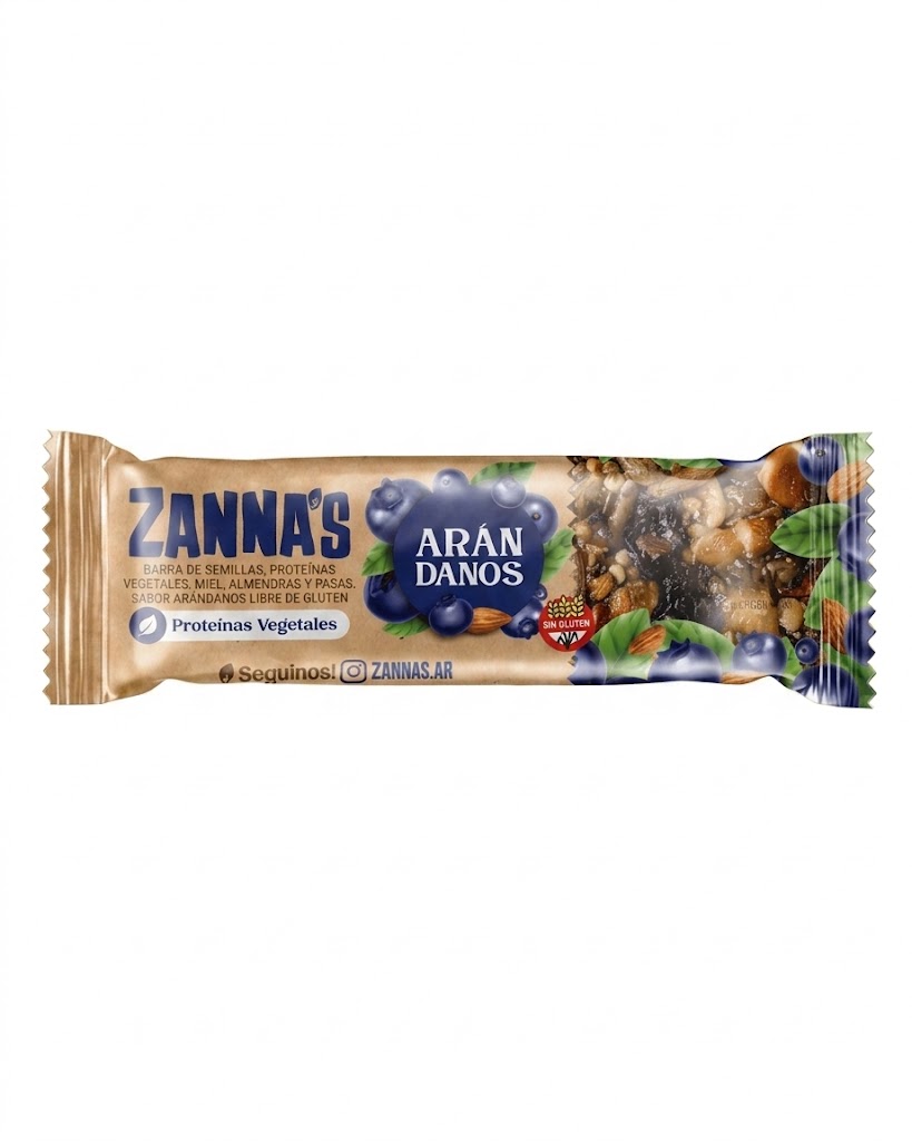 Barra Zanna's Sabor Arándanos x40g (24x12)