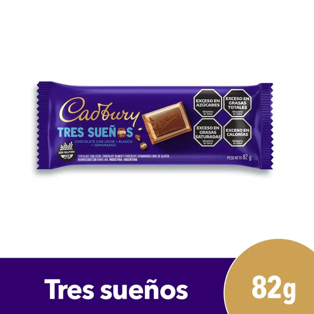 Cadbury Tres Sueños x82g (x28)