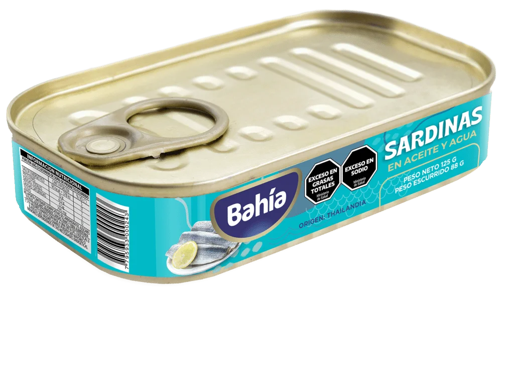 Sardinas en Aceite y Agua Bahía x125g (x50)