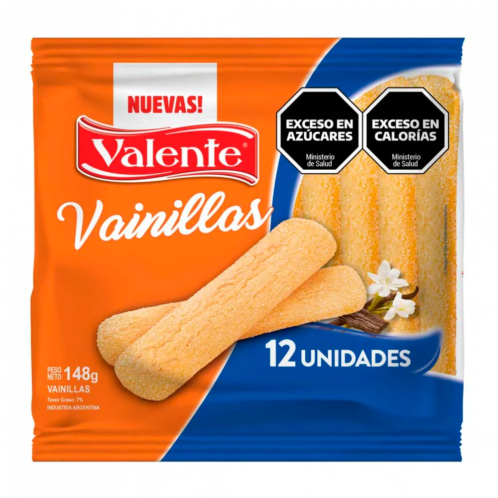 Vainillas Valente x148g (x30)