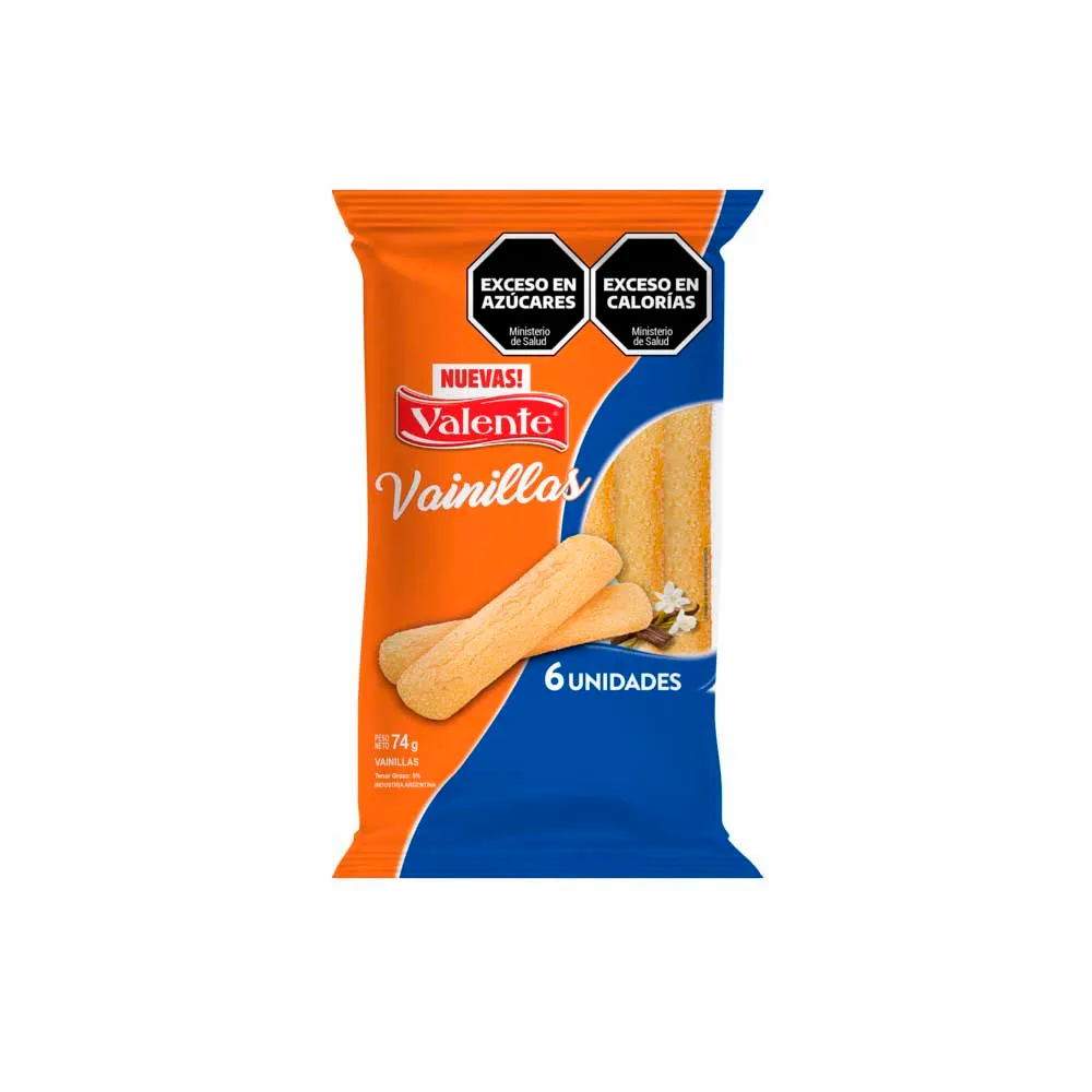 Vainillas Valente x74g (x30)