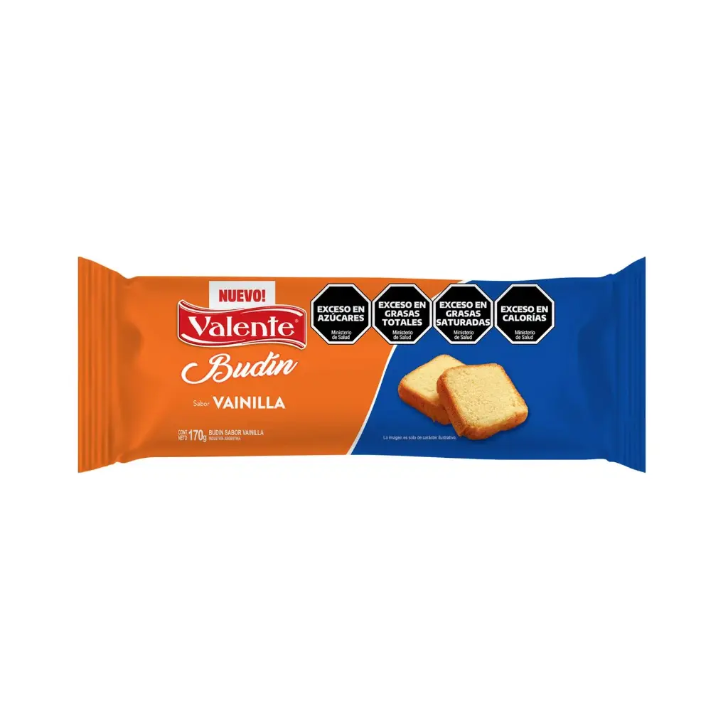 Budin Vainilla Valente x170g (x15)