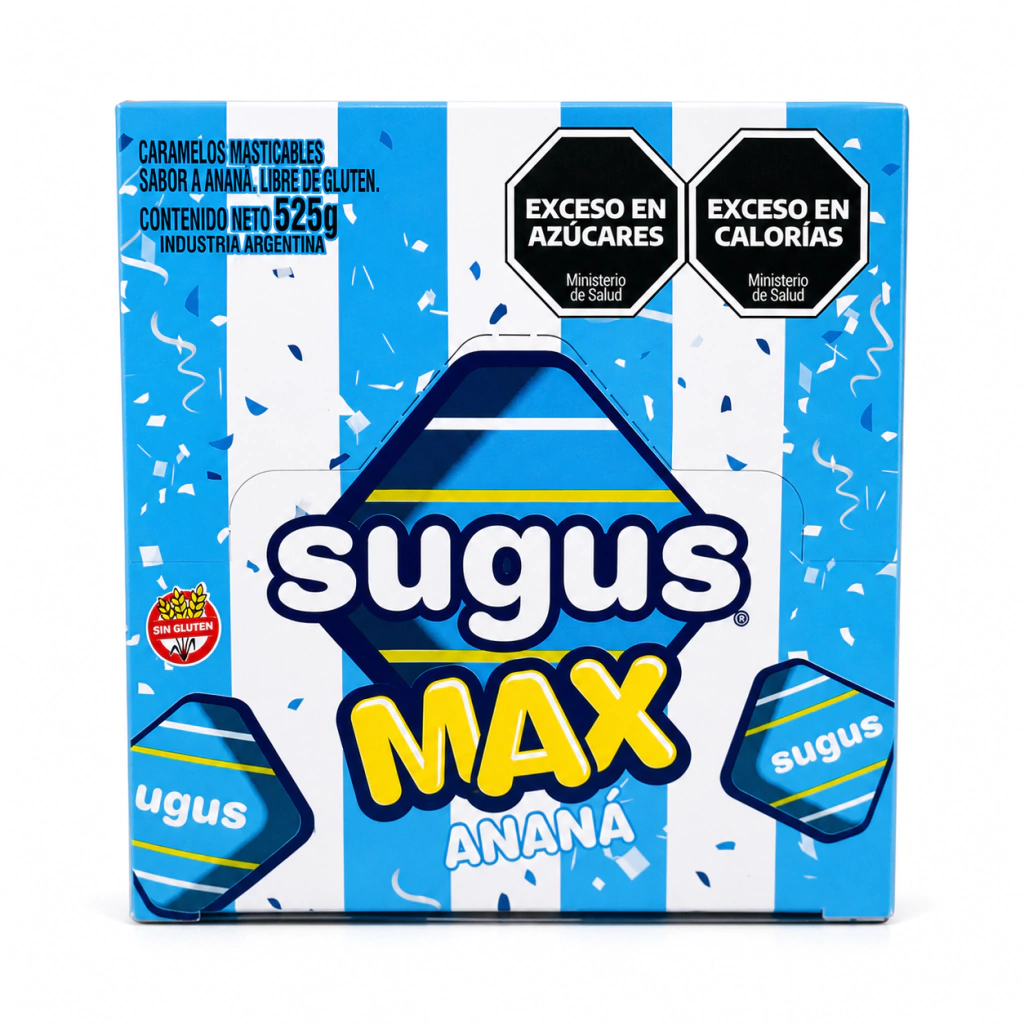 Sugus Max Ananá Mundial x70u (12x70)