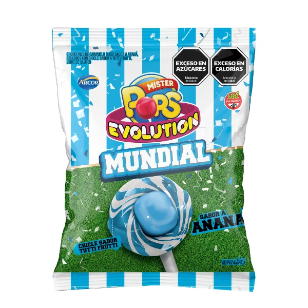 Chupetín Mr. Pops Evolution Mundial 24x18g (12x24)