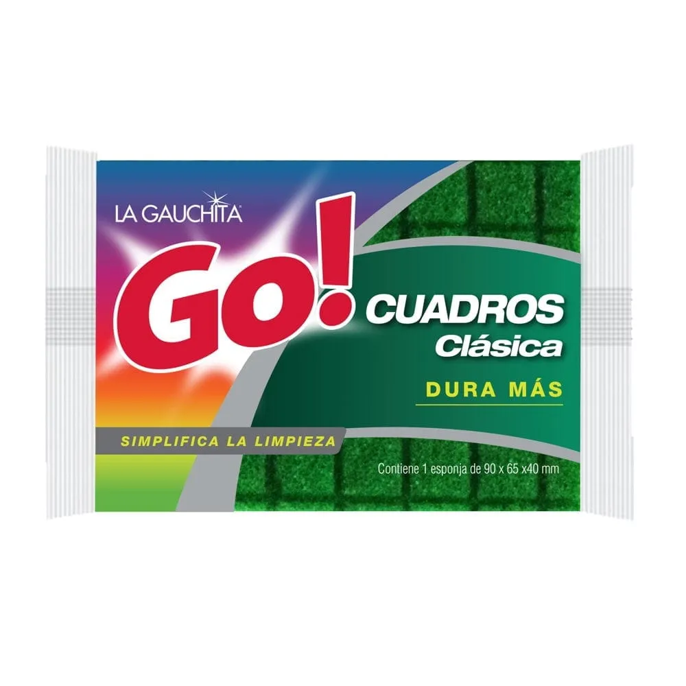 Esponja La Gauchita GO! Cuadros Clásica x1u (x60)