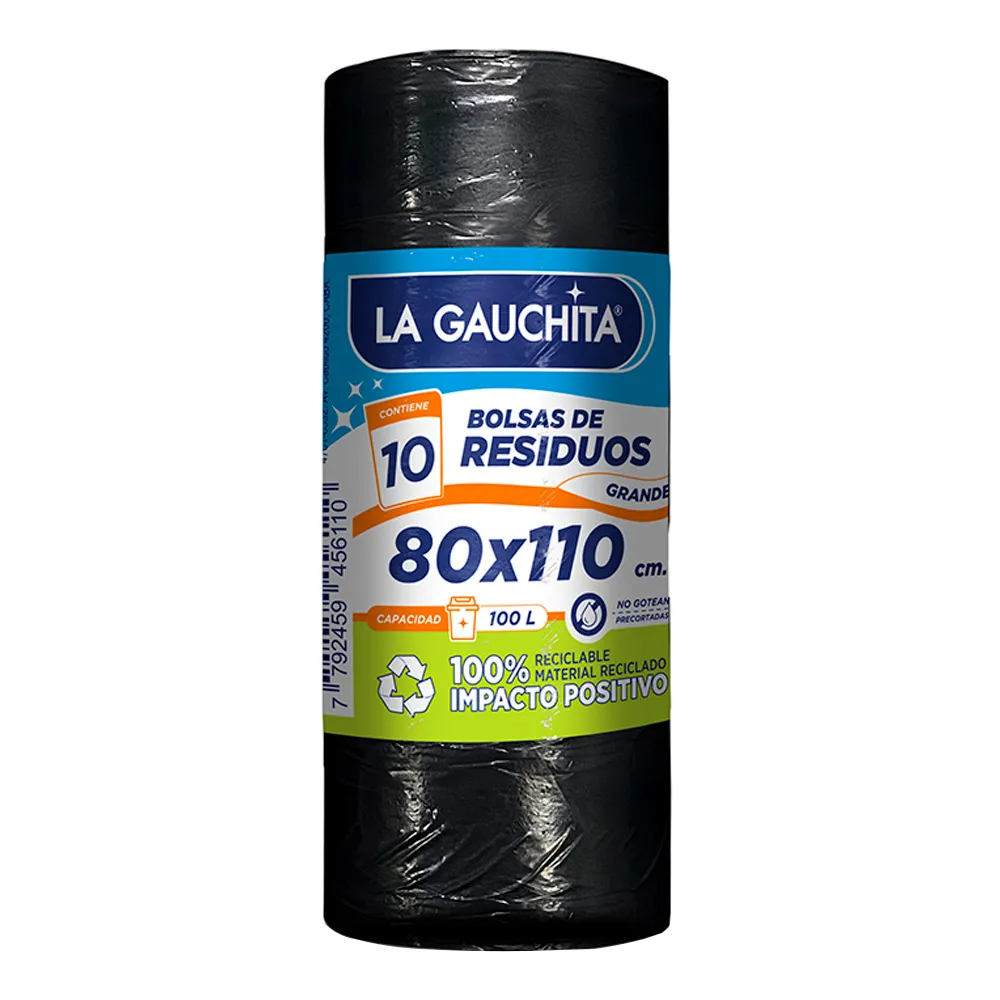 Bolsa Residuo Rollo 80x110 La Gauchita x20u (x20)