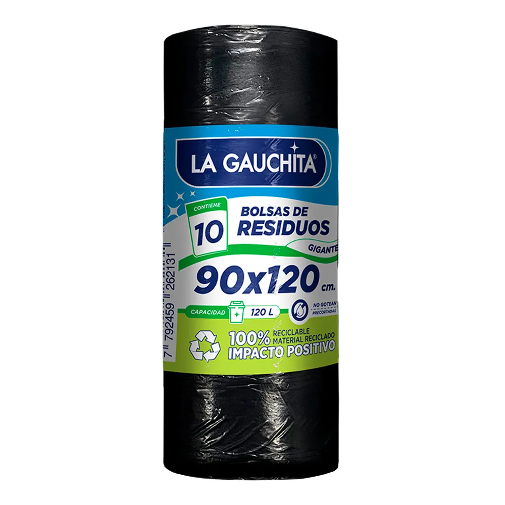 Bolsa Residuo Rollo 90x120 La Gauchita x20u (x20)