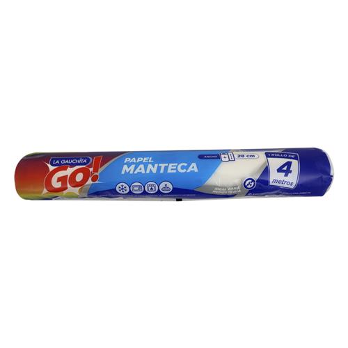 Rollo Manteca La Gauchita 28 cm x 4 mts (x36)