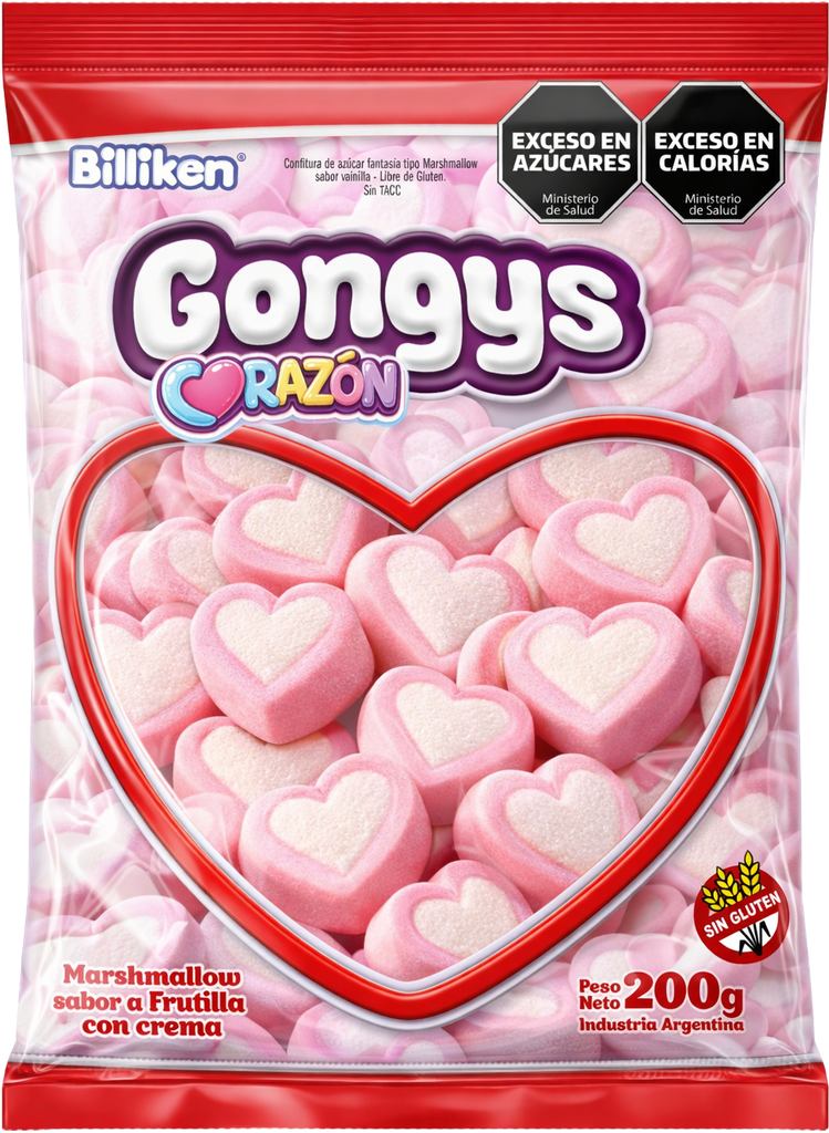 Gongys Malvaviscos Corazón x200g (x12)