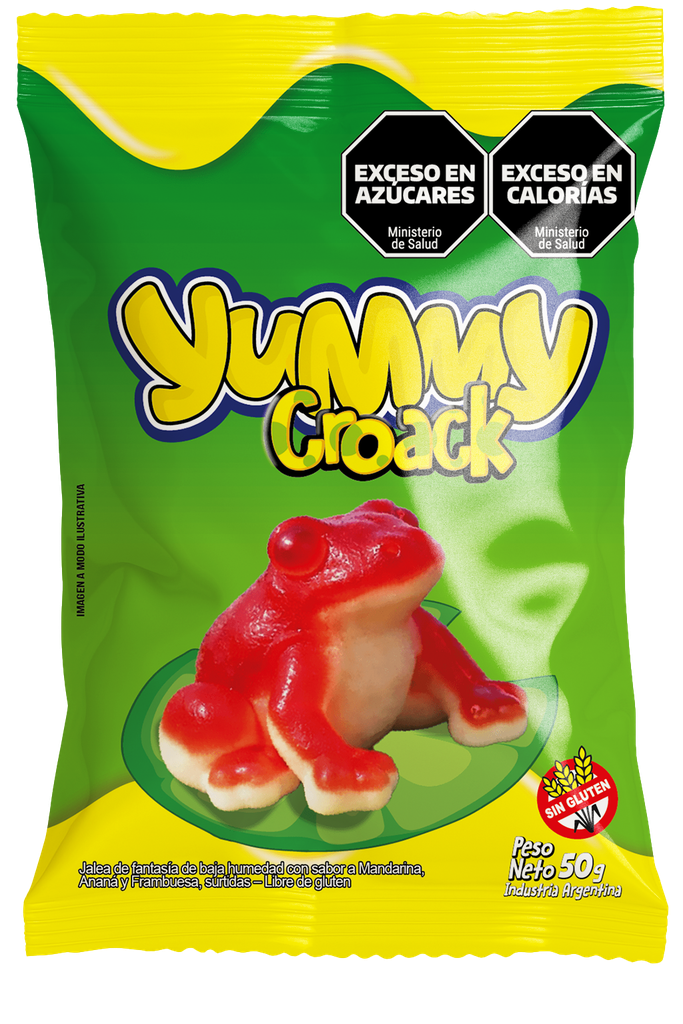 Gomitas Yummy Croack x50g (12x10)