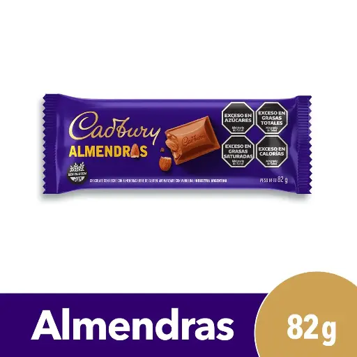 [100848] Cadbury Almendras x82g (x28)