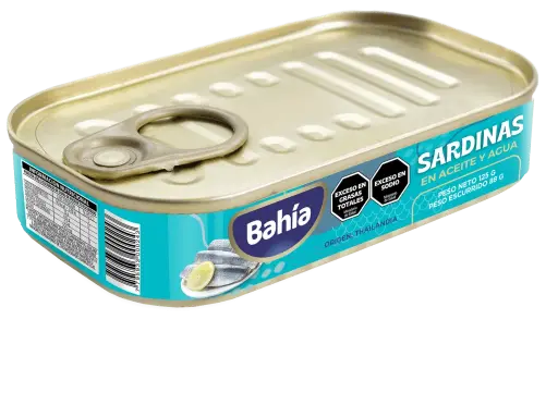 [100866] Sardinas en Aceite y Agua Bahía x125g (x50)