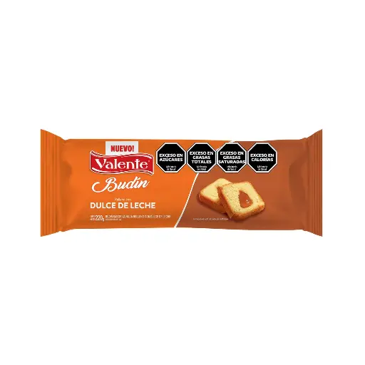 [100863] Budín Relleno de Dulce de Leche Valente x220g (x15)