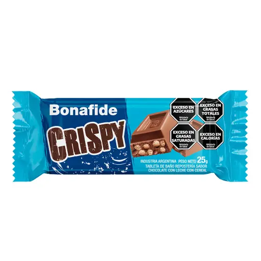 [100876] Chocolate Bonafide Crispy x25g (6x20)
